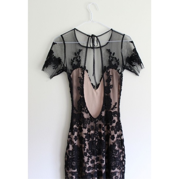 For Love and Lemons Embroidered Mesh Dress / Prom - Picture 4 of 11